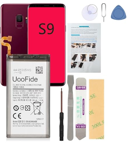 Amazon.com: SHENMZ Galaxy S9 Battery, Upgraded 6600mAh Li-ion